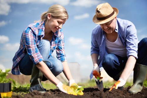 Diverse plant selection suitable for Northolt's climate in a garden